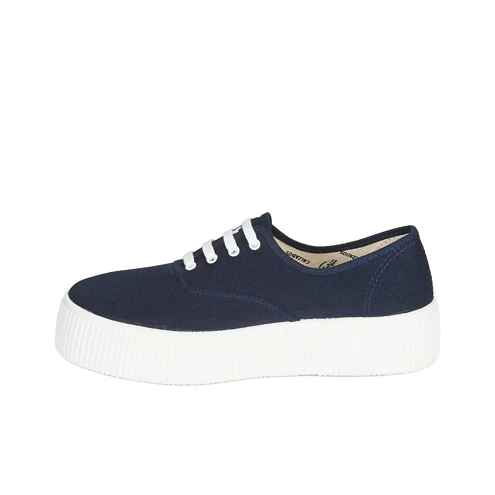 Victoria Beckham Low Top Skateboard Shoes Women's Dark Blue
