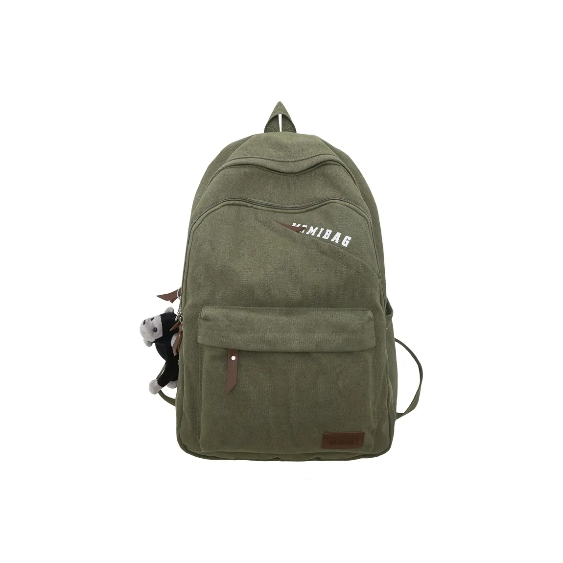 Travel Canvas Backpack Unisex Black/Green/Brown/White/Gray/Khaki