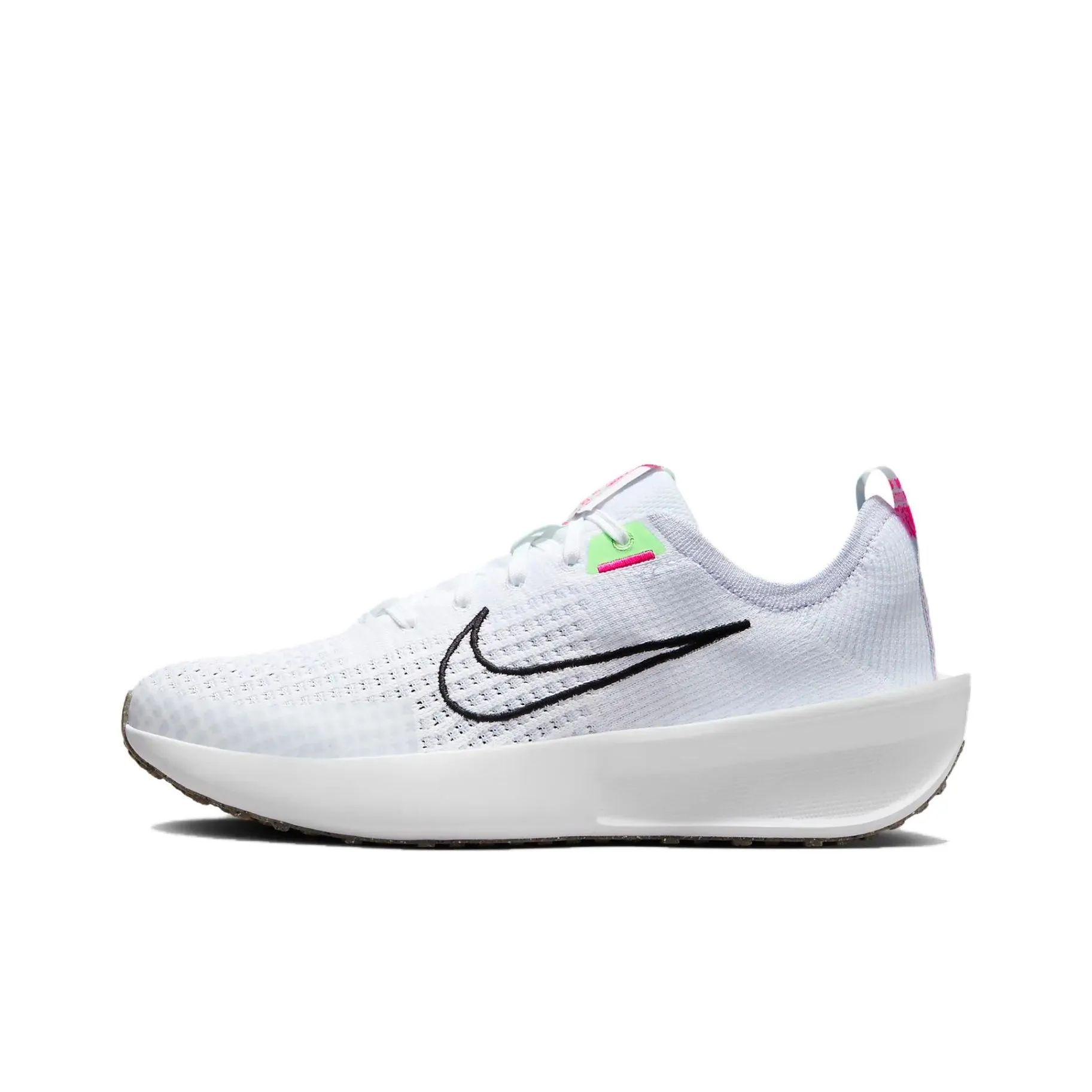Nike Interact Run Low Топ Повседневные Беговые Кроссовки Женские Белые