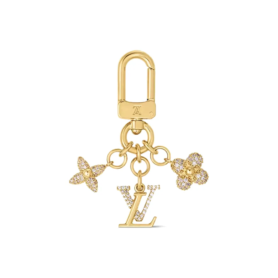LOUIS VUITTON Micro Charms Lv Iconic Key Holder