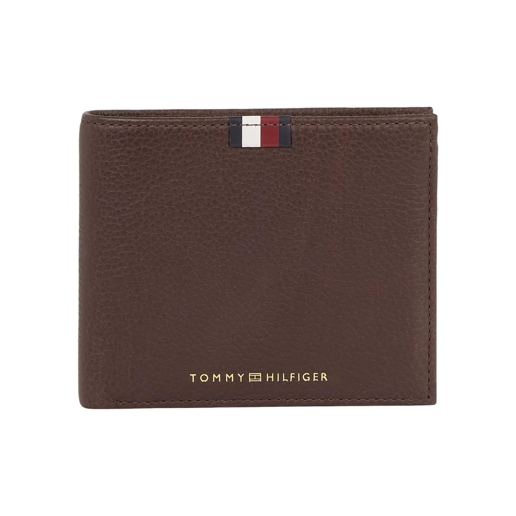 Tommy Hilfiger Leather Wallet Regular Men's Coffee