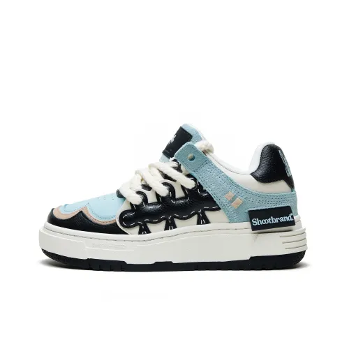 SHOOT BRAND Кроссовки для скейтбординга Low Top Синие с Белым Lettering Унисекс