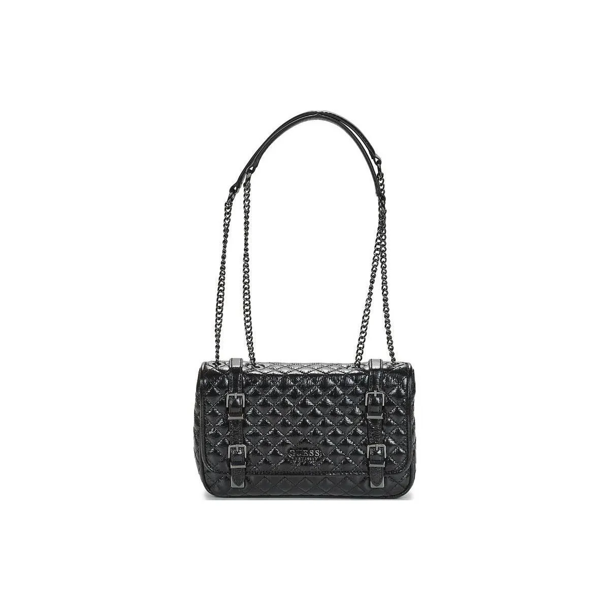 GUESS Artificial Leather Handbag, Shoulder Bag Women's Black