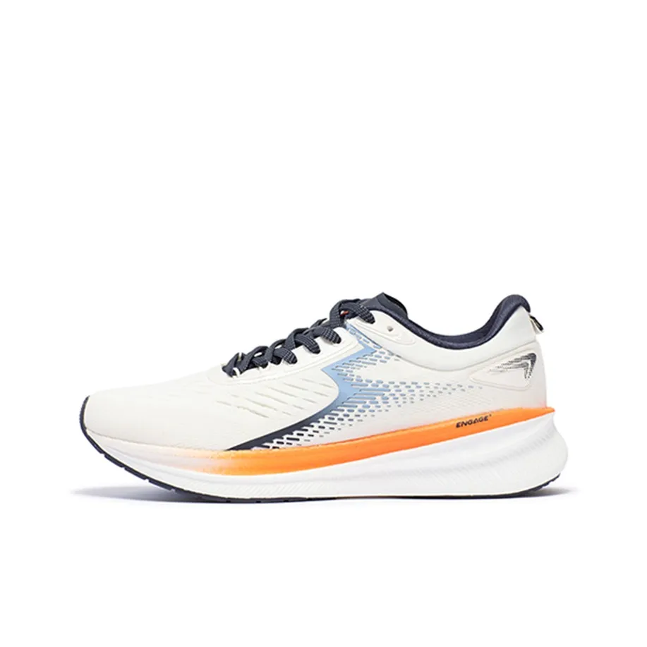 361° Centauri SE Амортизаторы Slip-on Устойчивый к истиранию Дышащий Низкий Топ Беговые кроссовки Мужские Белый Синий