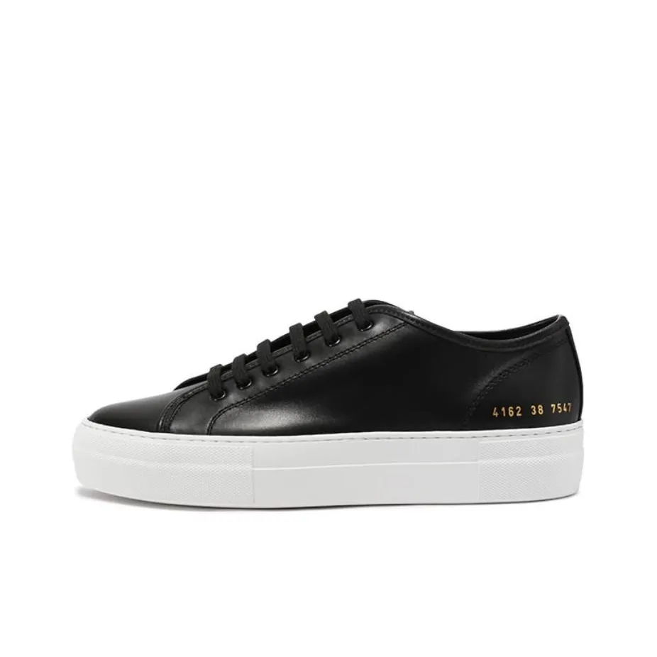 COMMON PROJECTS Low Top Skateboard Shoes Women's Black