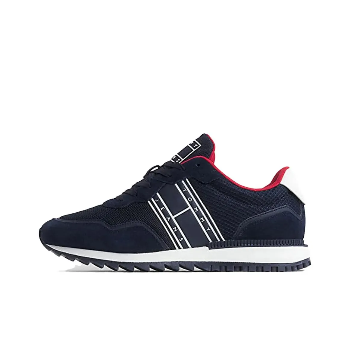 Tommy Hilfiger Abrasion Resistant Low Top Casual Shoes Men's Blue White Black