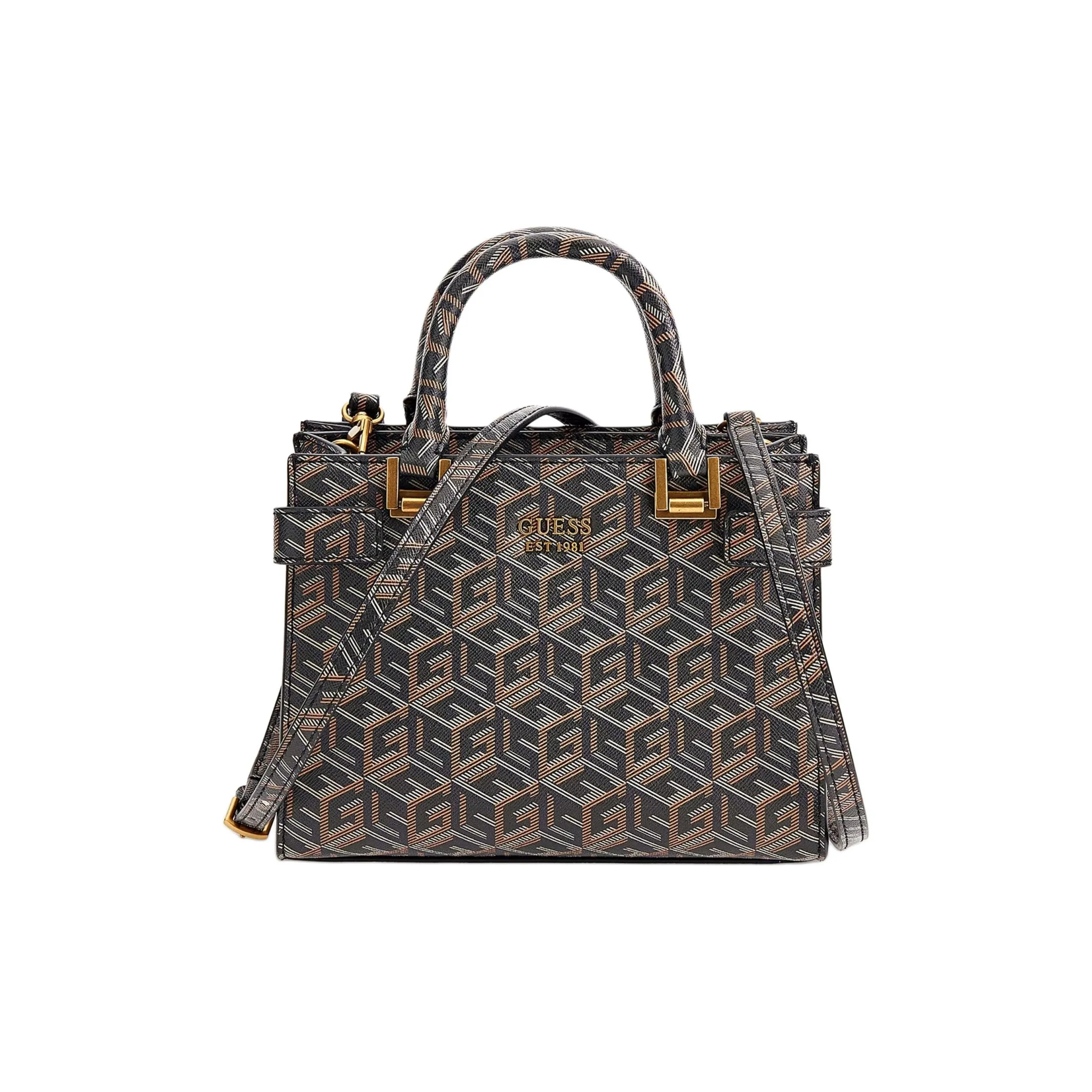 GUESS Polyurethane Tote Bag, Shopping Bag, Shoulder Bag, Crossbody Bag, Handbag Mini Women's