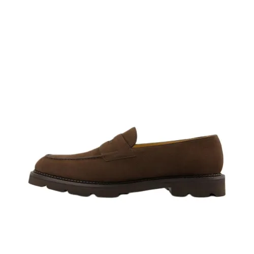 JOHN LOBB Лоферы Темно-кофейный Мужские