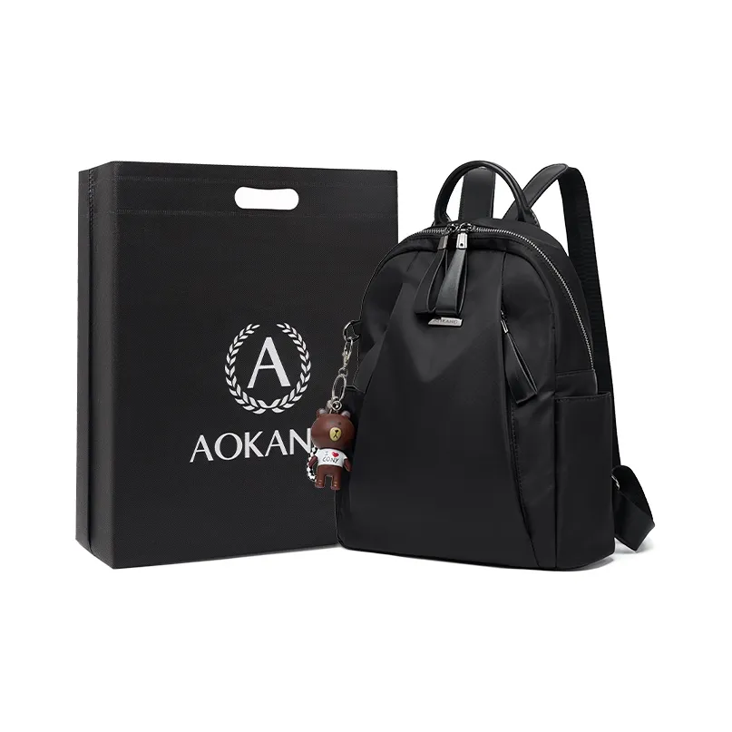 AOKANG Ткань Рюкзак Коммутирование Сумка Холщовая Сумка Обычная Женская Многоцветная