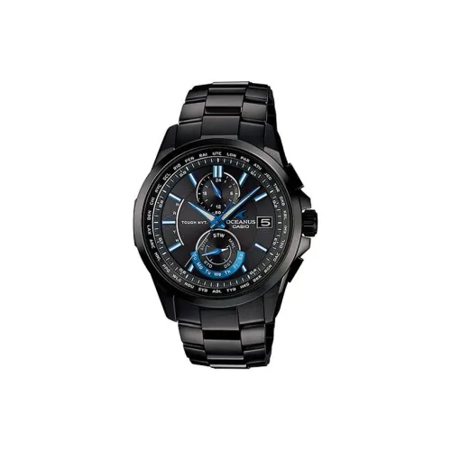 CASIO Автоматический Механический Movement Мужские OCEANUS Часы 42,2 мм Черные