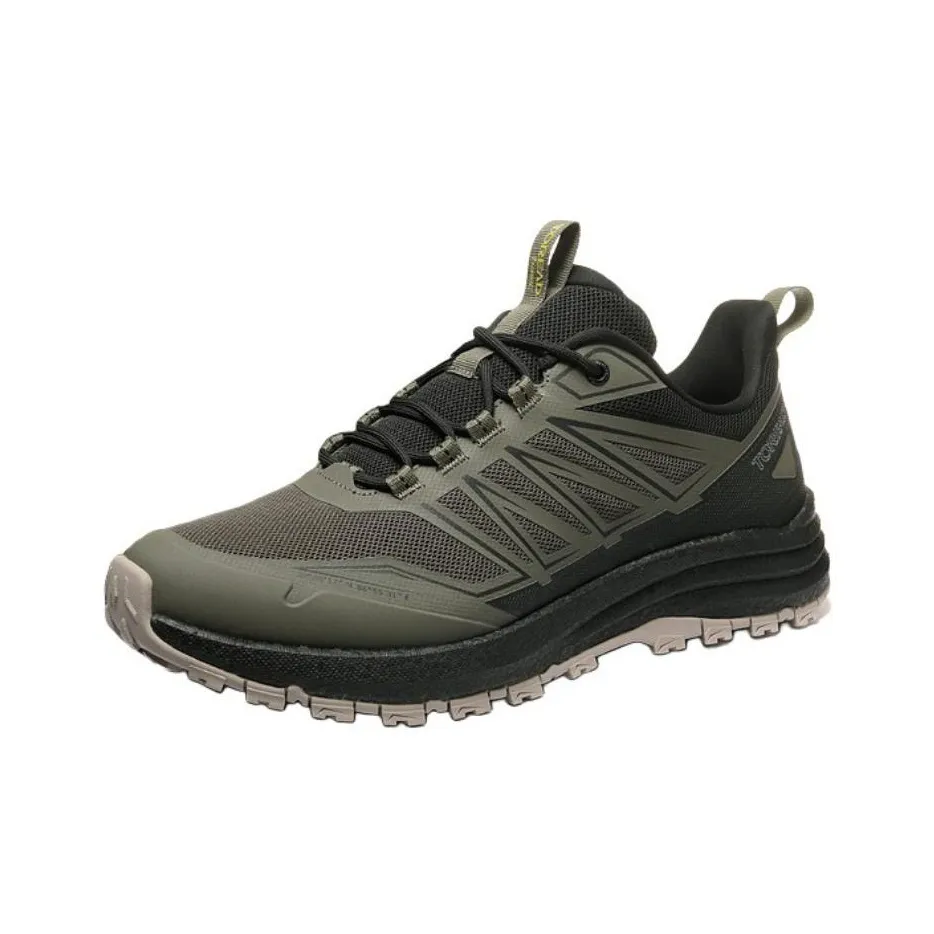 TOREAD Амортизаторы Shock Slip-resistant Abrasion-resistant Низкий Топ Альпинизм Походная обувь Мужская Армейский зеленый Черный