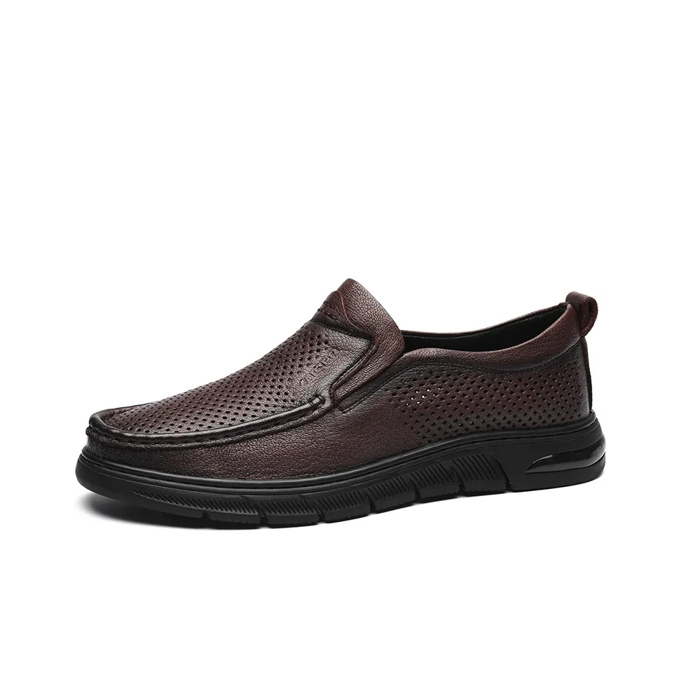 KAISER Dress Shoes Men's Low Top Brown