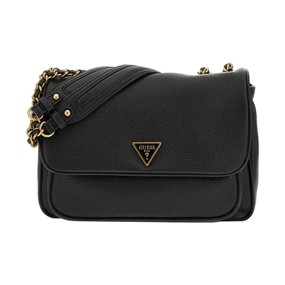 GUESS Polyurethane Handbag, Shoulder Bag, Crossbody Bag Regular Women's Black