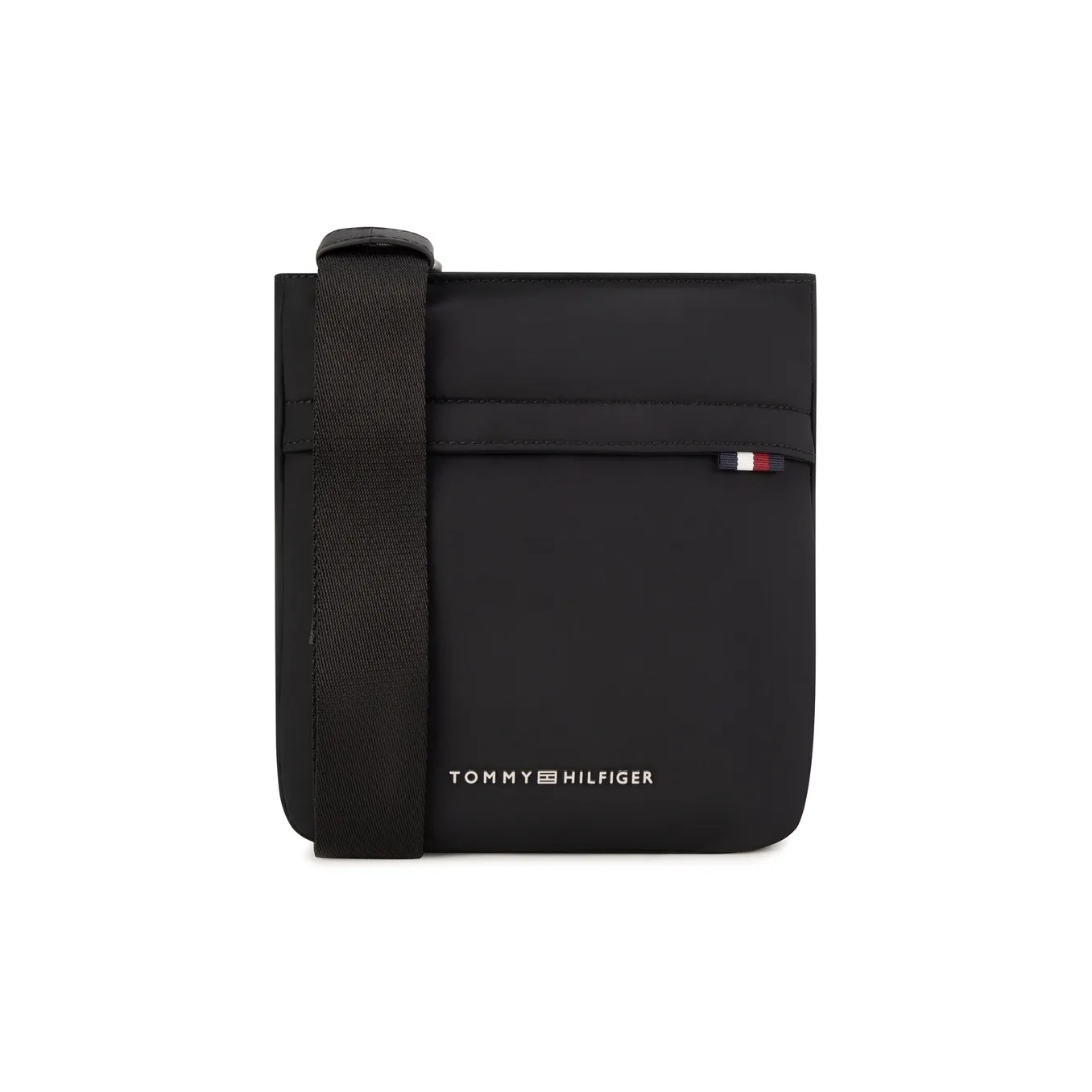 Tommy Hilfiger Полиэстер Сумка через плечо Средняя Мужская Черная