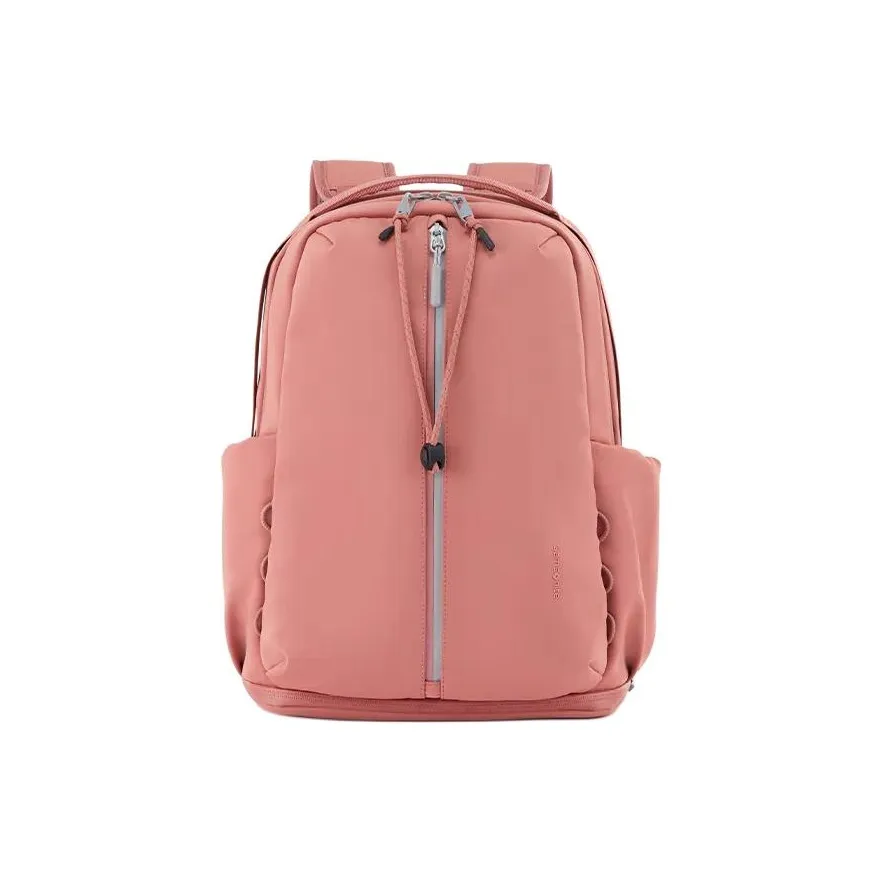 SAMSONITE Nylon Fabric Patchwork Backpack Women's Pink