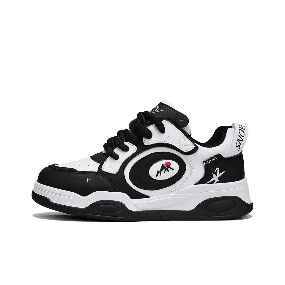 SNOW FLYING Slip Resistant Cushioning Abrasion Resistant Low Top Skateboard Shoes Men's
