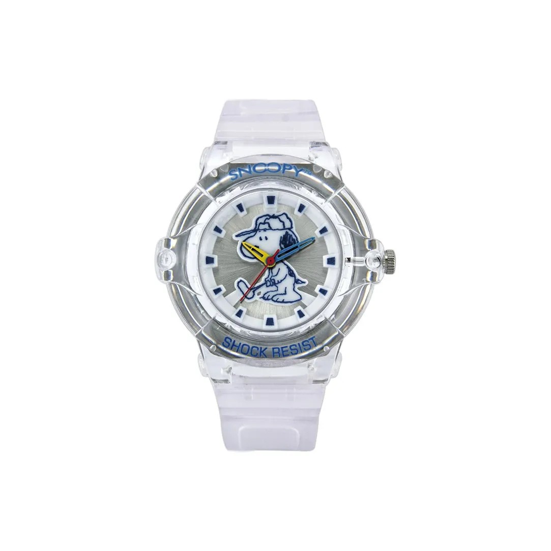 Снупи Кварцевый Movement Детские часы 41,5mm*41,5mm*13,3mm Белый