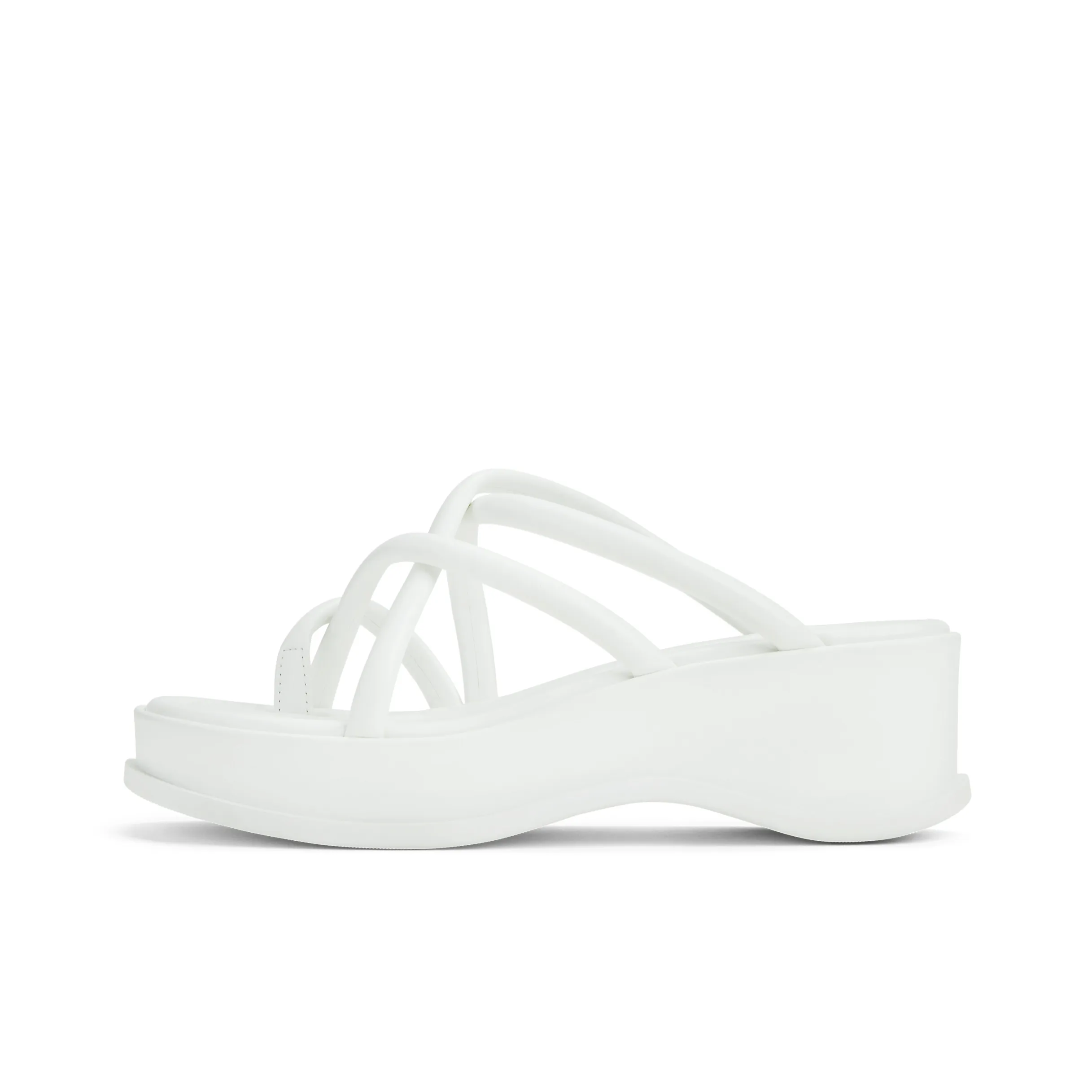 CHARLES KEITH Композитная подошва Слипоны Женские Белый Черный Принт с животными Коричневый Коричневый