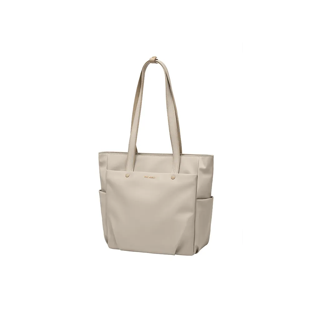 GOLF Fabric 15 Inch Laptop Bag Tote Shoulder Bag Regular Women's Apricot/Black