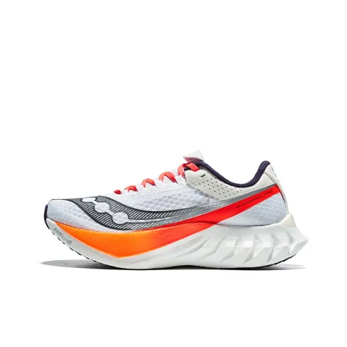 Saucony Endorphin Pro 4 Беговые кроссовки Низкие Белый черный Мужские