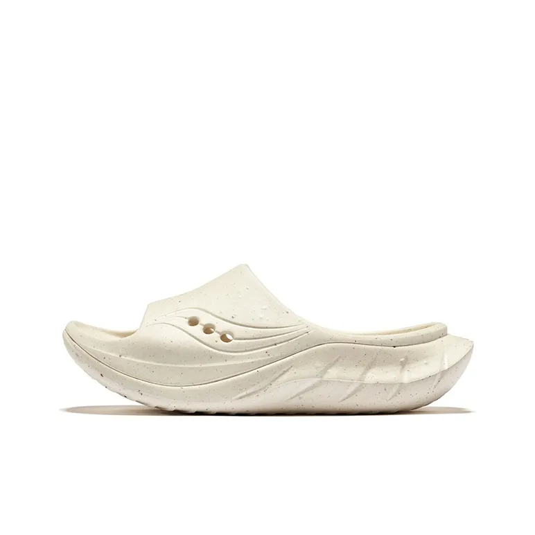 Saucony Cradle 2 EVA Cut Out Slip Resistant Slide Slippers Unisex Beige