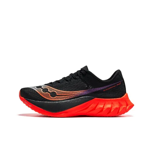 Saucony Endorphin Pro 4 Беговые кроссовки Низкие Черно-красные Мужские