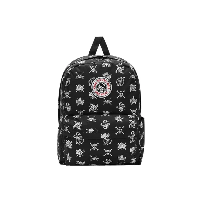 Vans One Piece Collaboration Polyester Backpack Regular Unisex Black