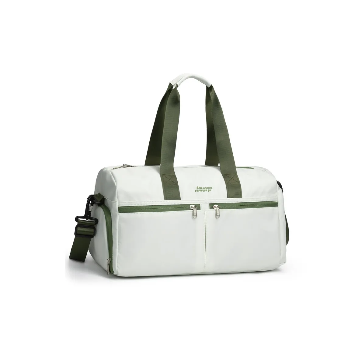 LOVERPUSS Нейлоновая спортивная сумка сумка для йоги дорожная сумка среднего размера унисекс бежевый зеленый