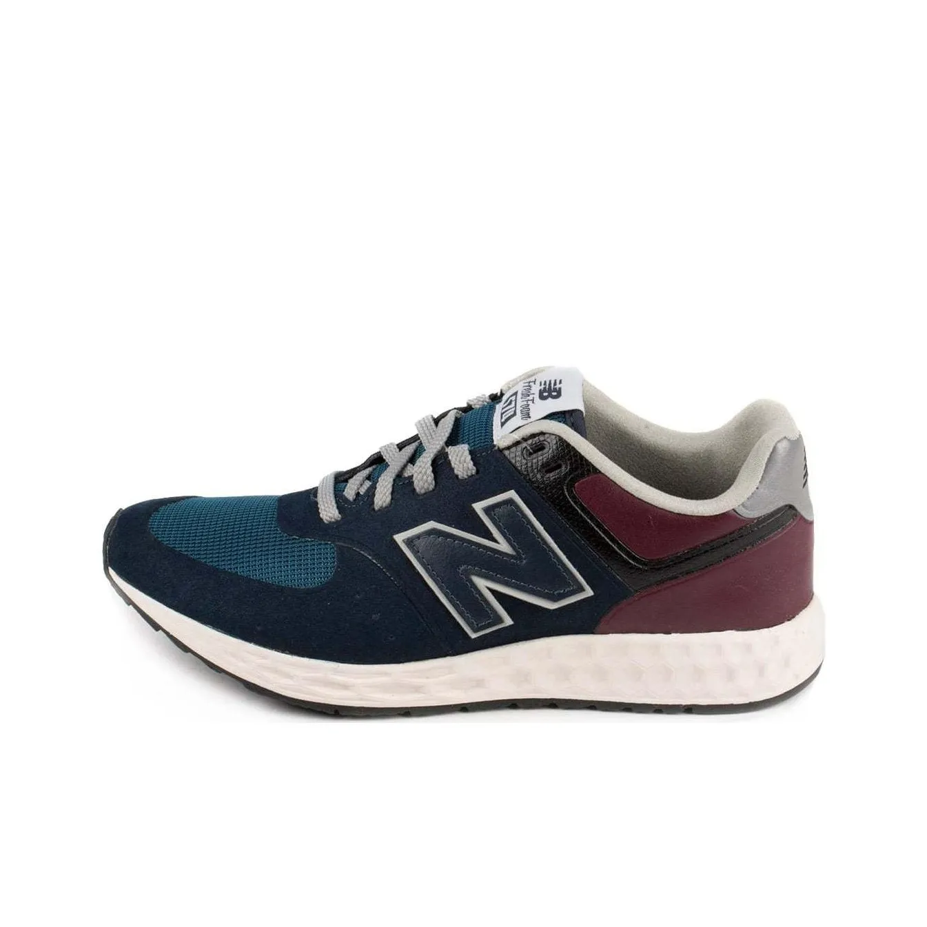 New Balance 574 Fresh Foam Mita Sneakers Navy Burgundy