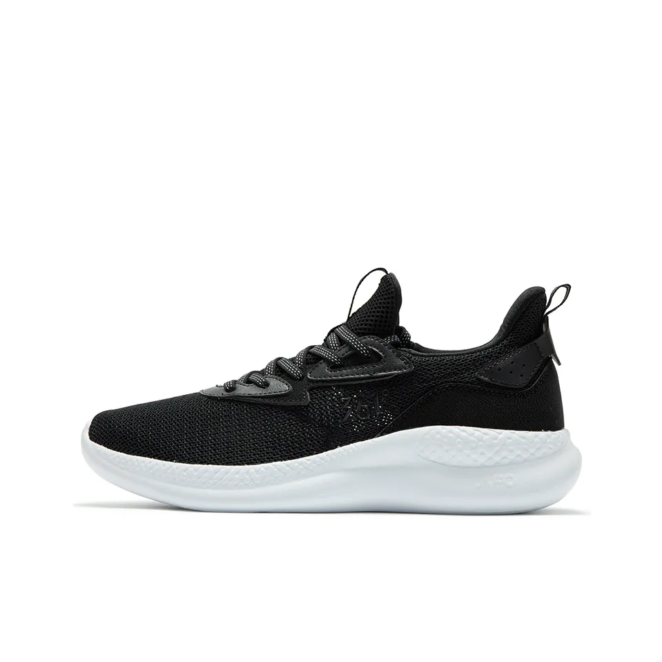 361° Slip-on Anti-Slip And Wear-Resistant Breathable Low-Top Casual Shoes Men's Black White
