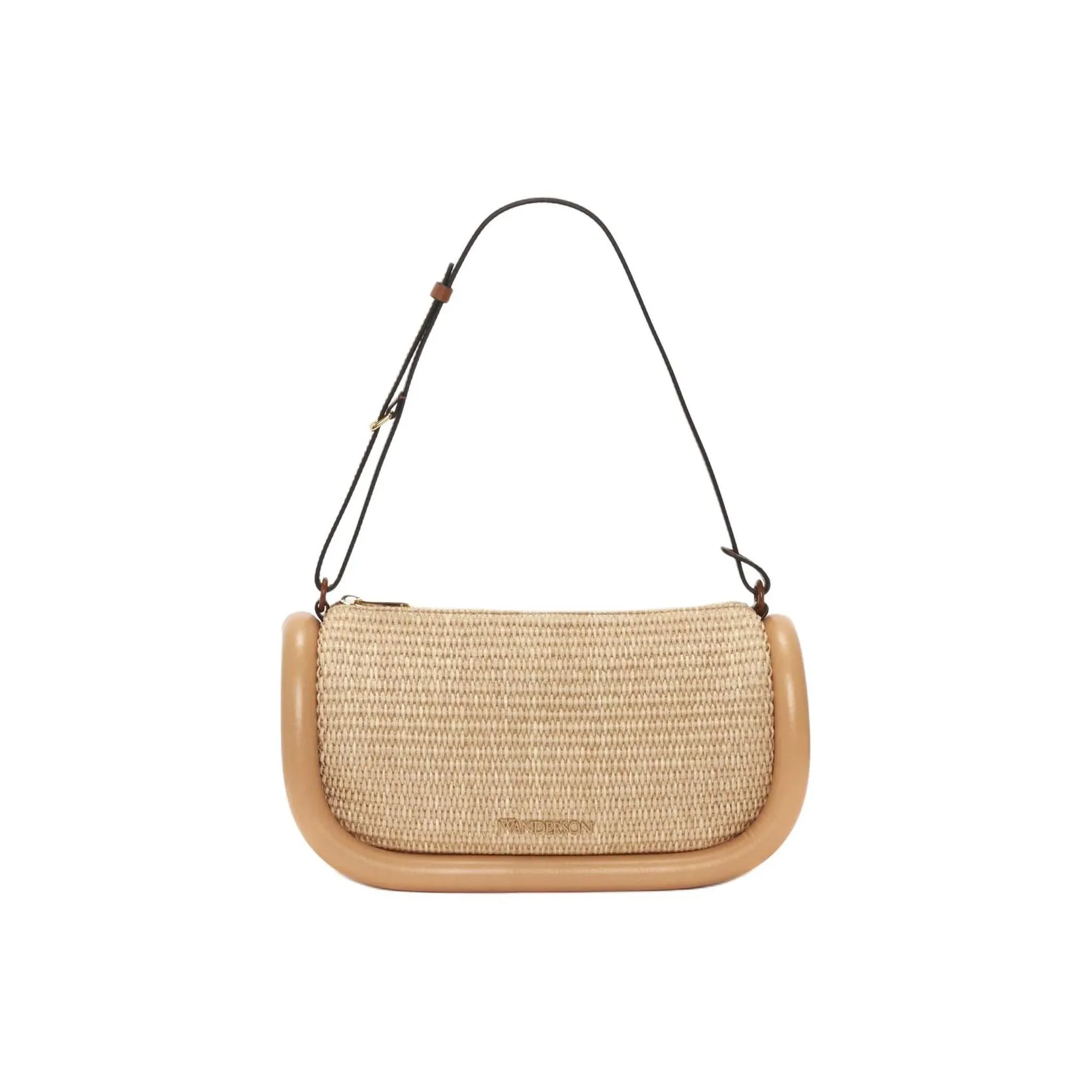 JW Anderson Bumper 15 Raffia Shoulder Bag