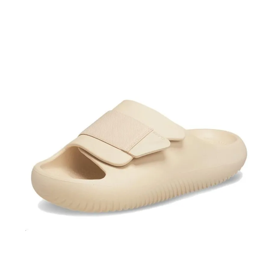 Crocs Mellow Luxe Recovery Slide 'Beige'