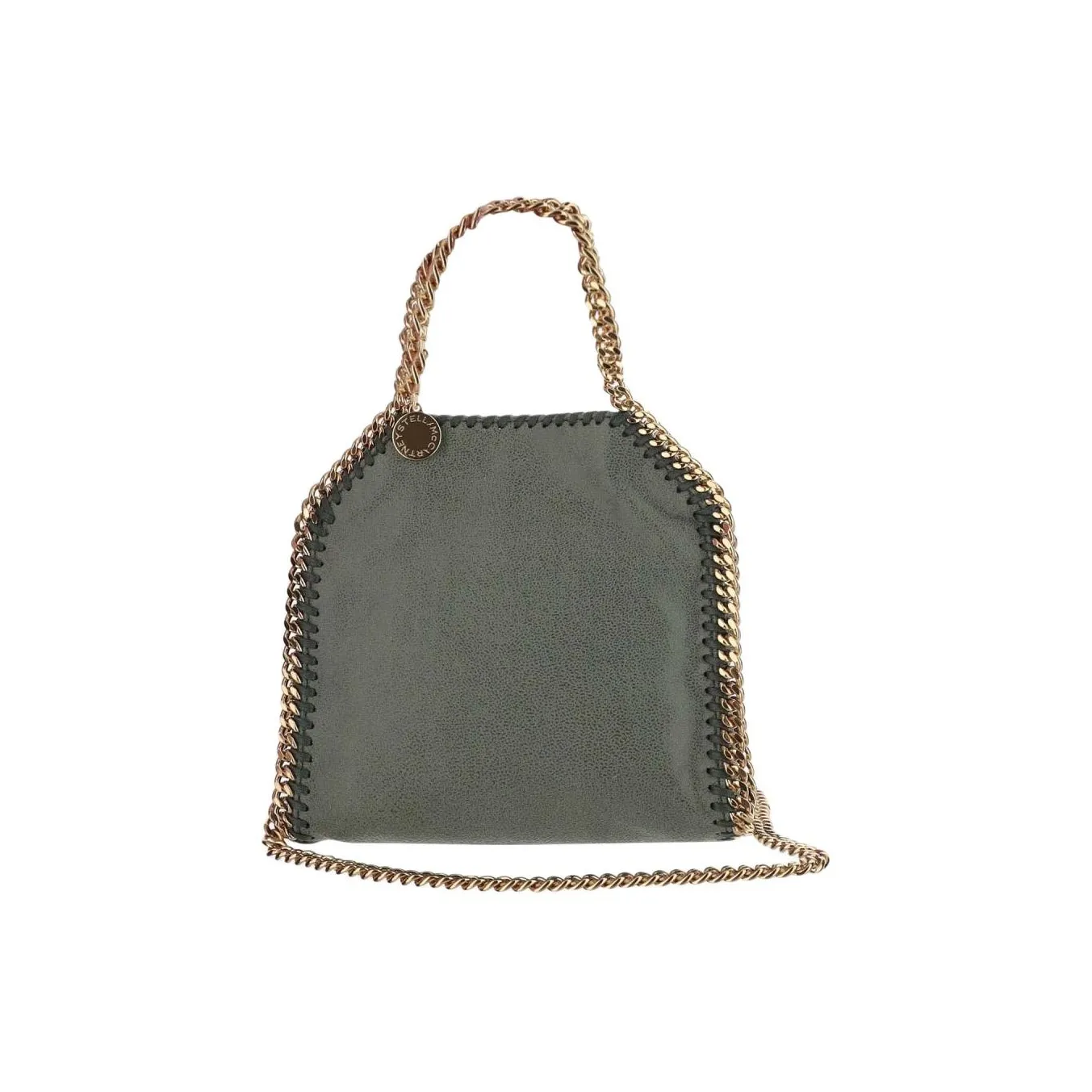 Stella McCartney Falabella Polyester Tote Bag Shopping Bag Handbag Women's Army Green