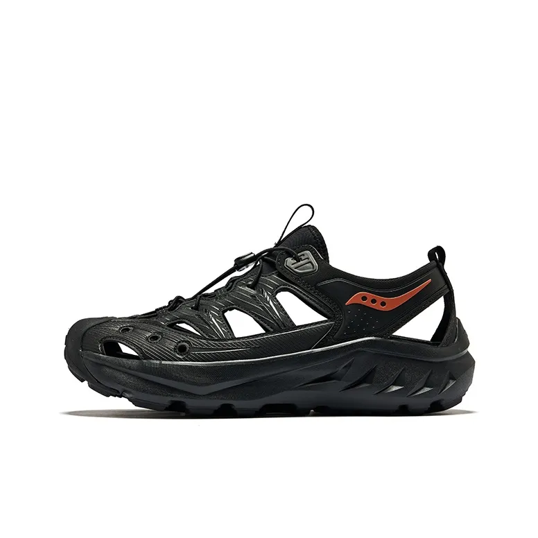 Saucony Cradle MT Low-Top Sports Sandals Unisex Black Orange