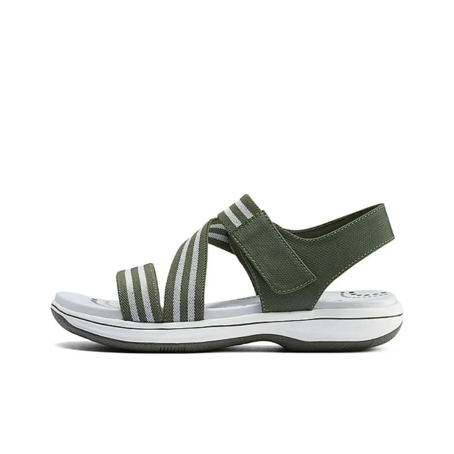 Skechers Пляжные сандалии Женские Оливково-зеленый