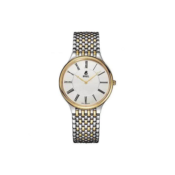 ERNEST BOREL Кварцевый механизм Мужские часы Nebula 37mm*5,65mm Белый