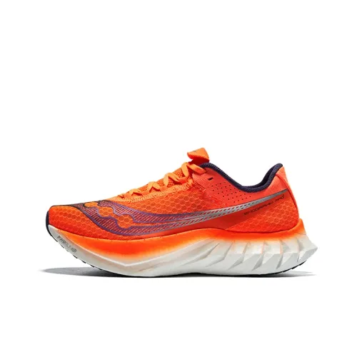 Saucony Endorphin Pro 4 Беговые кроссовки Низкие Апельсиновые Мужские