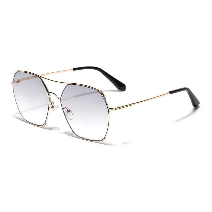 BGUUY Metal Irregular Shape Sunglasses Unisex