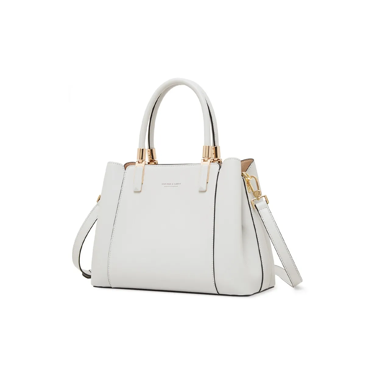 Geshiman Корова Кожа Мама Сумка Одно Плечо Сумка Большая Женская Туманно-Белый Королевский Синий Серо-Синий