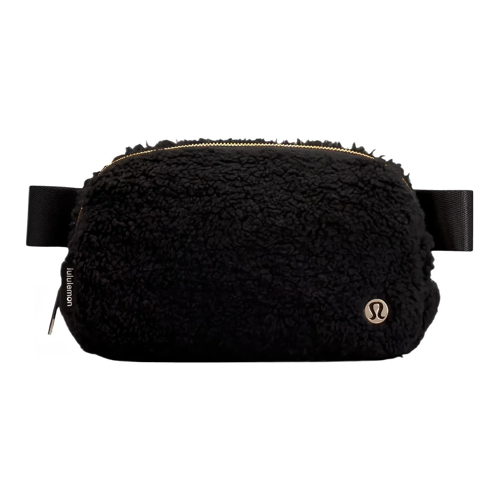 Lululemon Everywhere Sheepskin Fanny Pack Regular Women's Natural Black