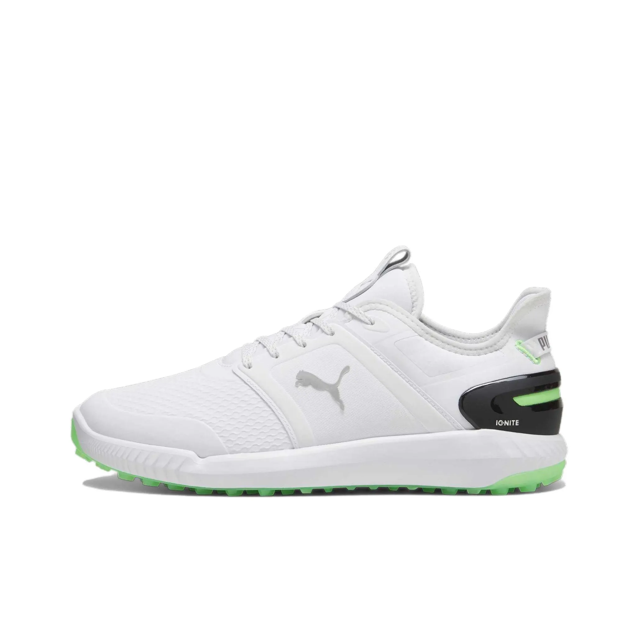 PUMA IGNITE ELEVATE Low Top Golf Shoes Men's White Black Green