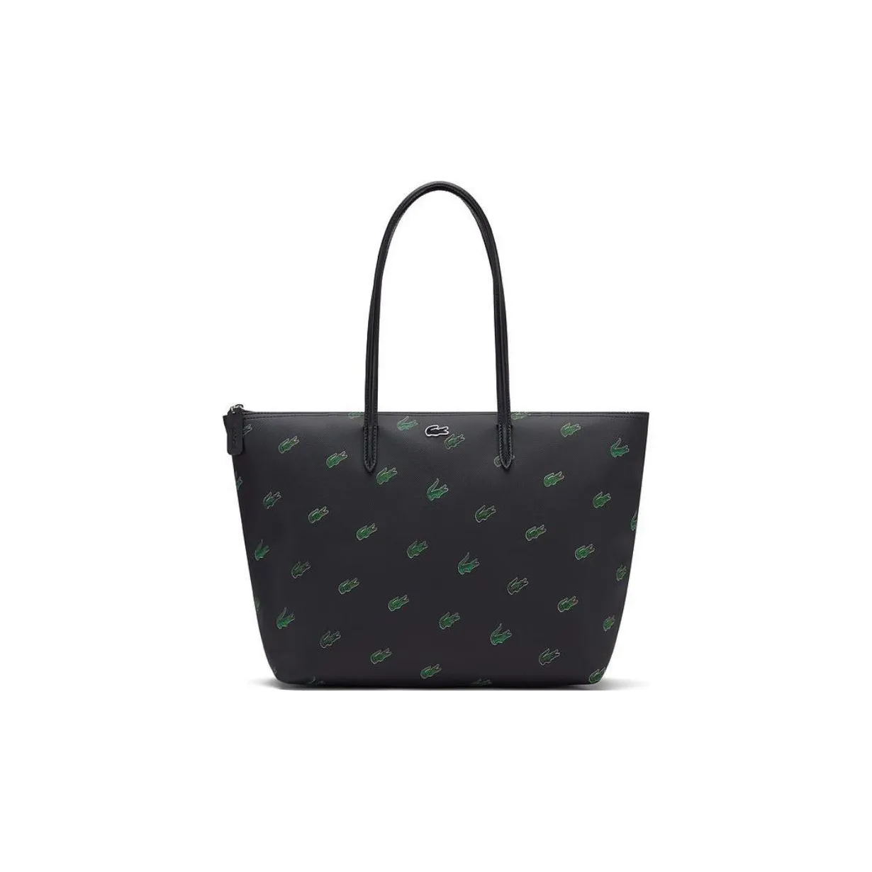 LACOSTE PVC Tote Bag, Shopping Bag, Handbag, Shoulder Bag Women's Dark Blue