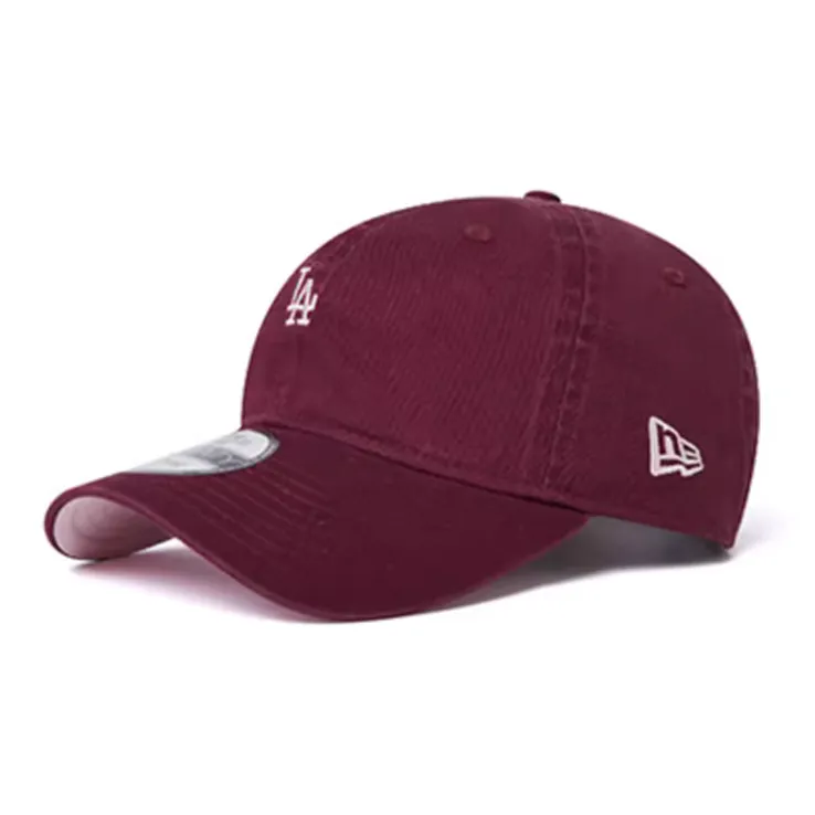 New Era Los Angeles Dodgers Embroidered Baseball Cap Burgundy