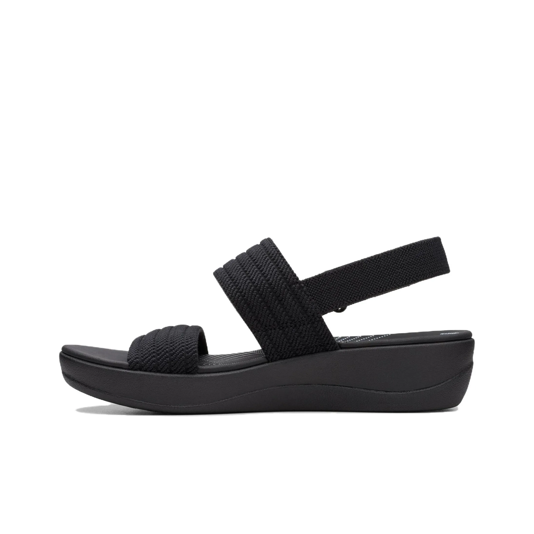 Clarks One Strap Sandals 4cm Women's Black