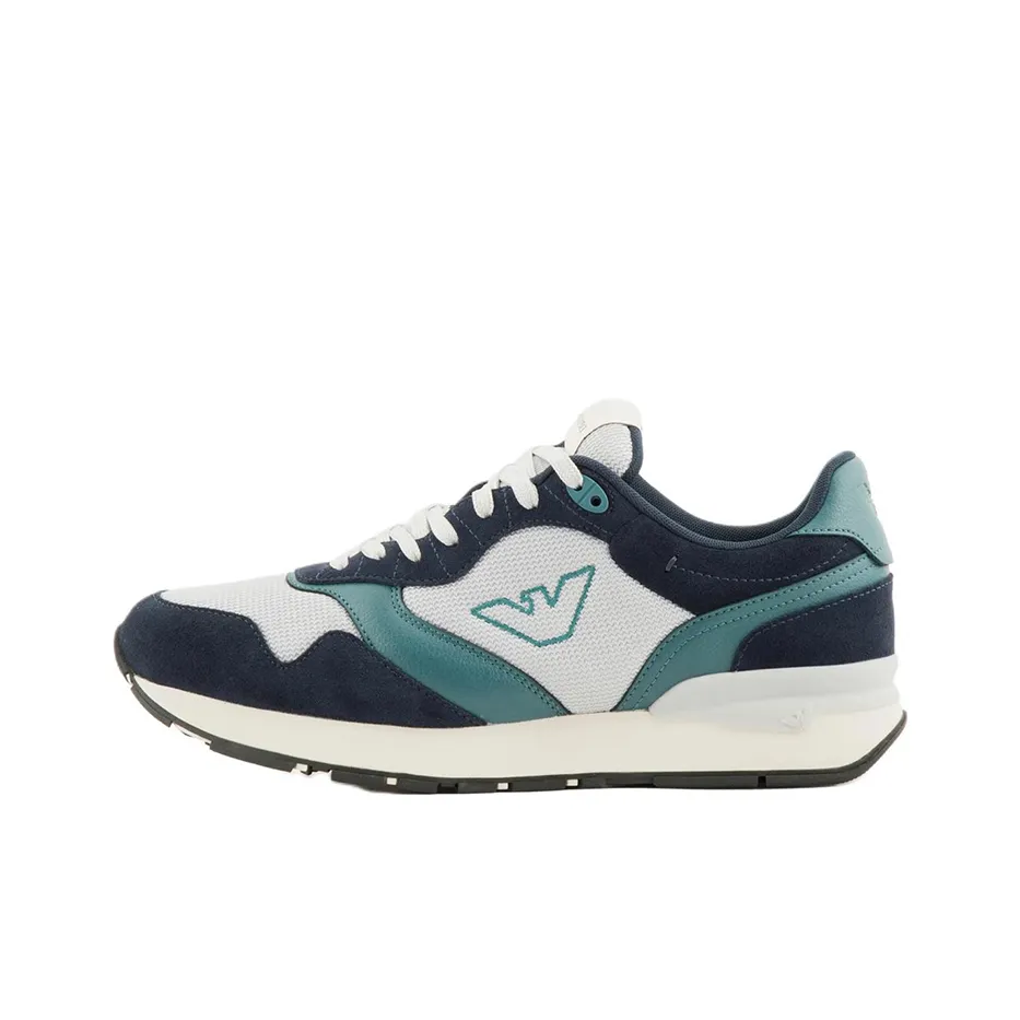 EMPORIO ARMANI Низкий топ повседневный мужской черный