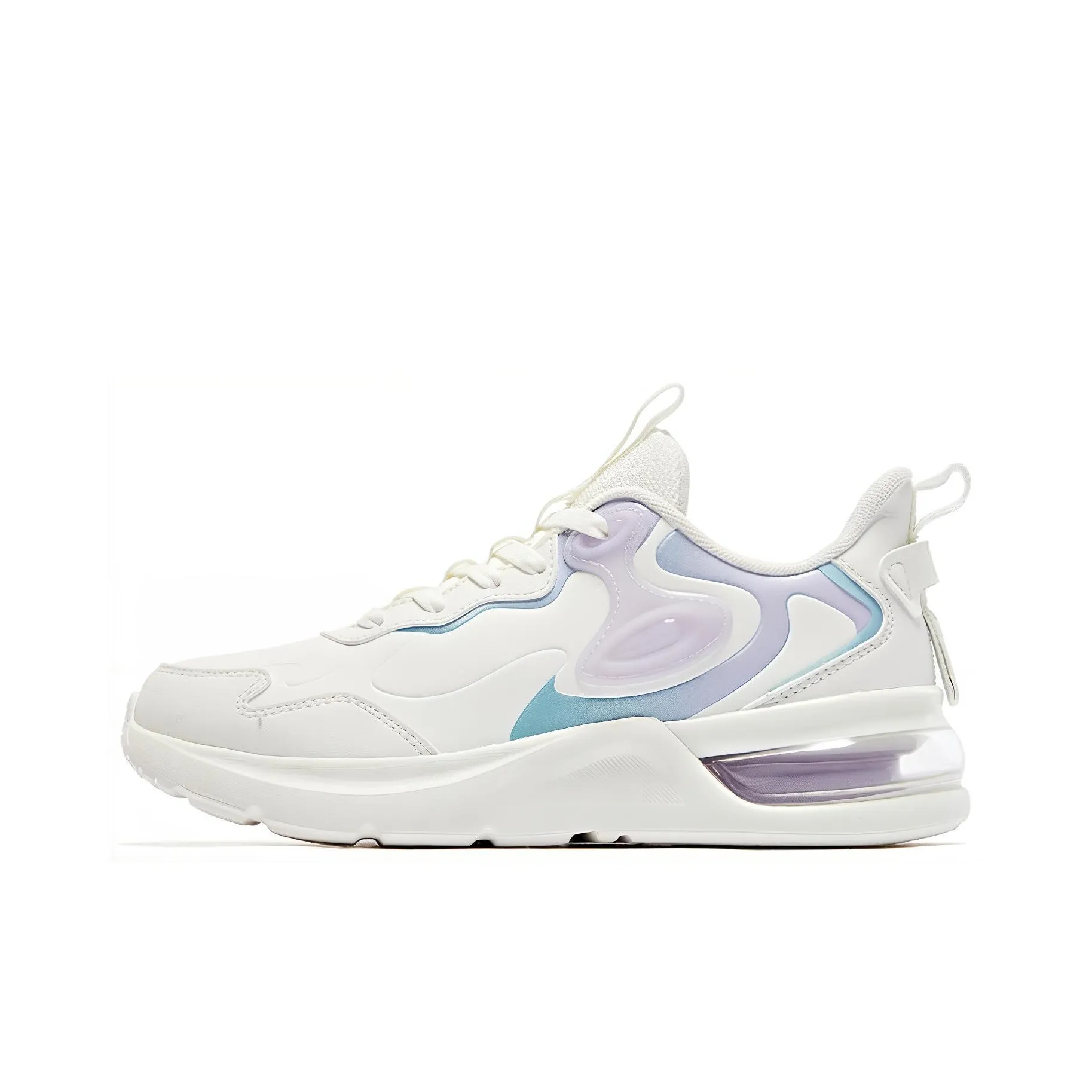QIAODAN Slip Resistant, Abrasion Resistant, Waterproof Low Top Running Shoes Women's White Purple