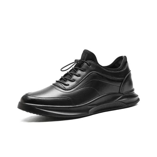 PLO CART Мужские повседневные туфли Low Top Черные Мужские
