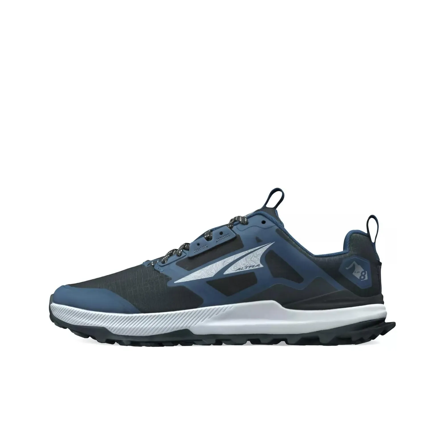 Altra Shock Absorbers Slip Resistant Abrasion Resistant Low Top Trail Running Shoes Men's Blue Black White