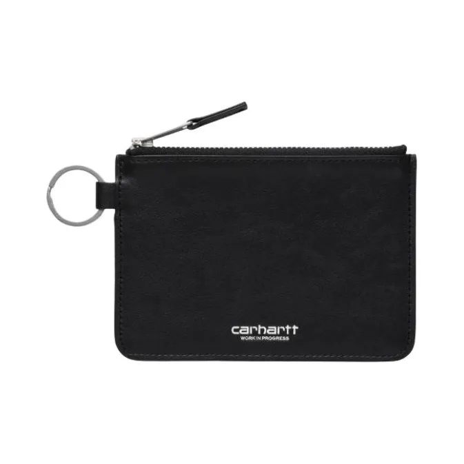 Carhartt WIP Cow Leather Wallet Men's Black