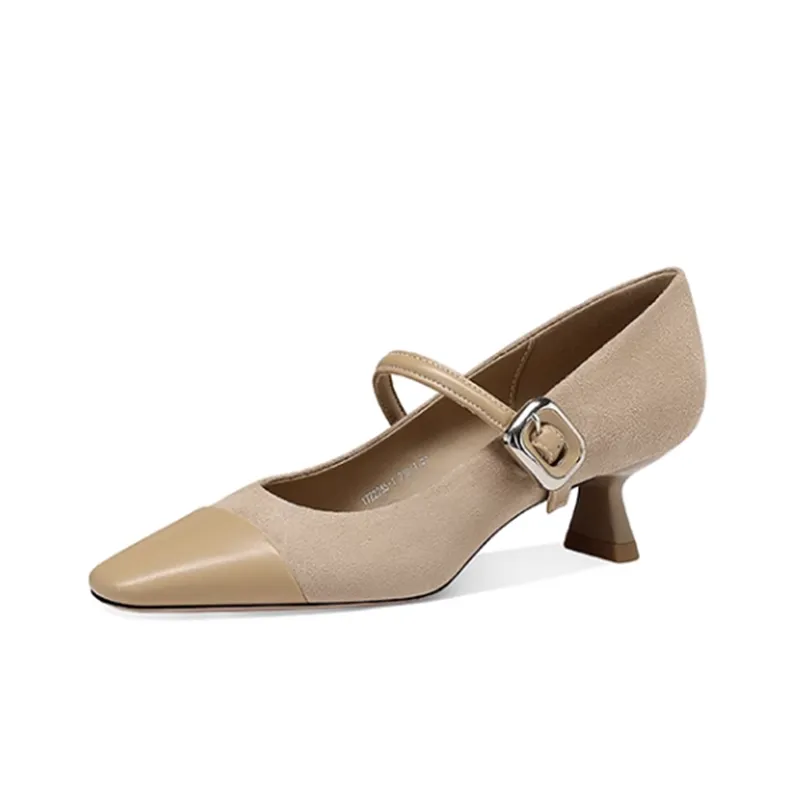 JESSICA SOPHIA Туфли Мэри Джейн с узким каблуком 4CM Женские